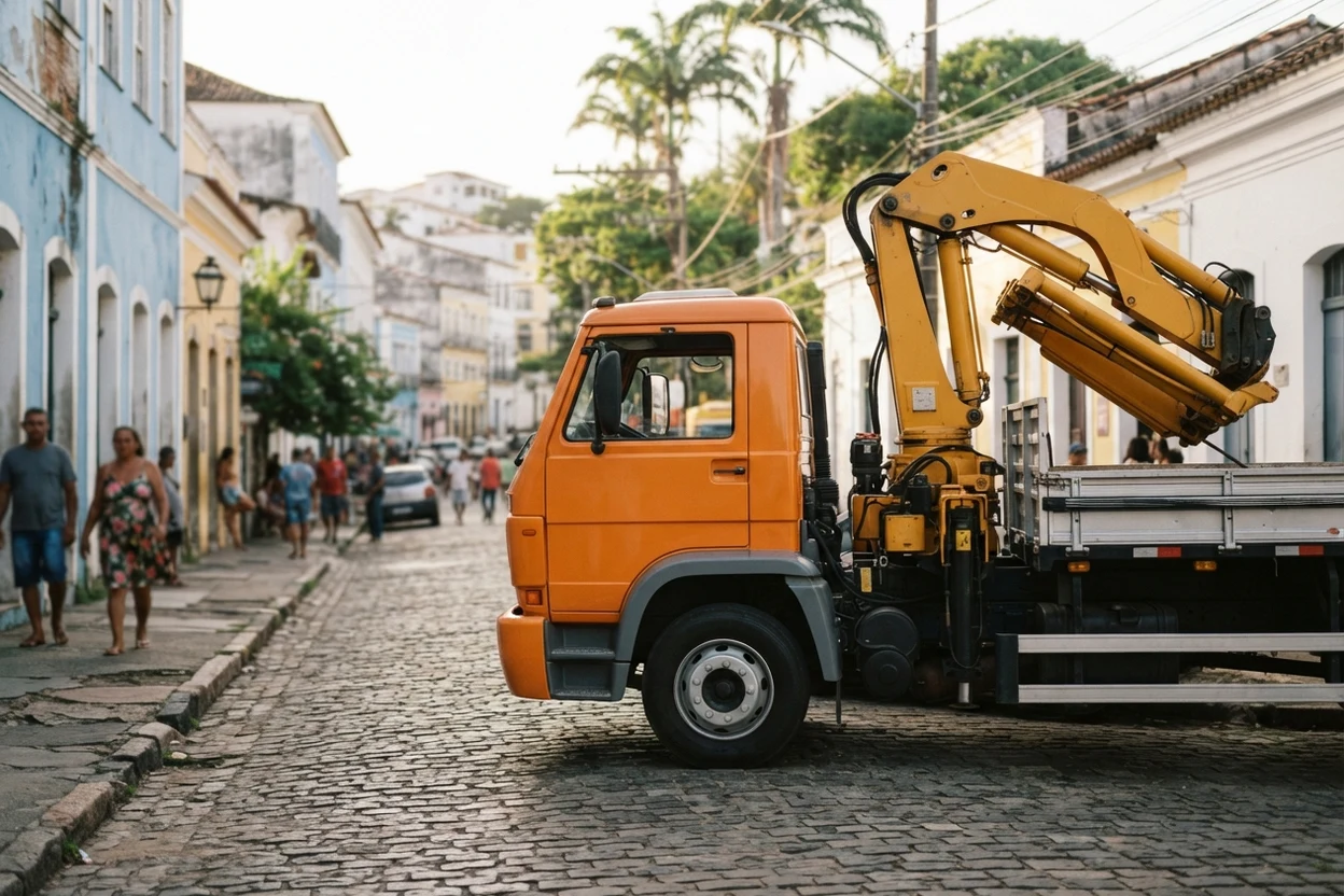 Içar ar-condicionado central: aluguel de caminhão munck certo